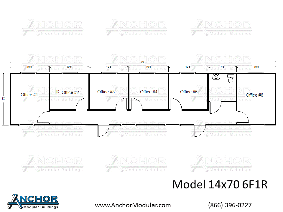 Modular Offices Less Than 1,000 SF