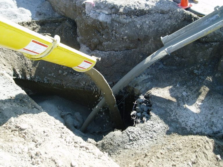 Concrete Flowable Fill Anchorage Sand & Gravel
