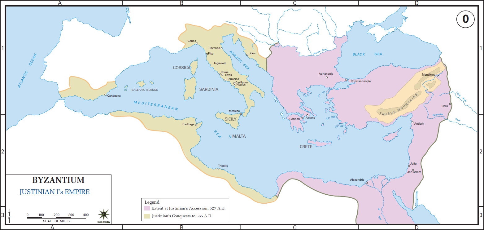Empire of Justinian I (Illustration) Ancient History Encyclopedia