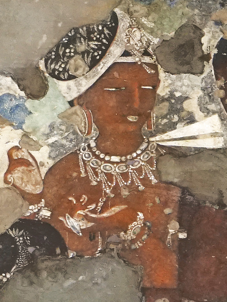 Mural, Ajanta Caves (Illustration) World History Encyclopedia