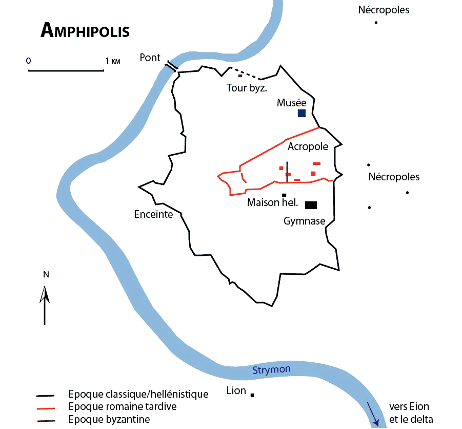 Amphipolis Ancient Greece Map Ancient Locations