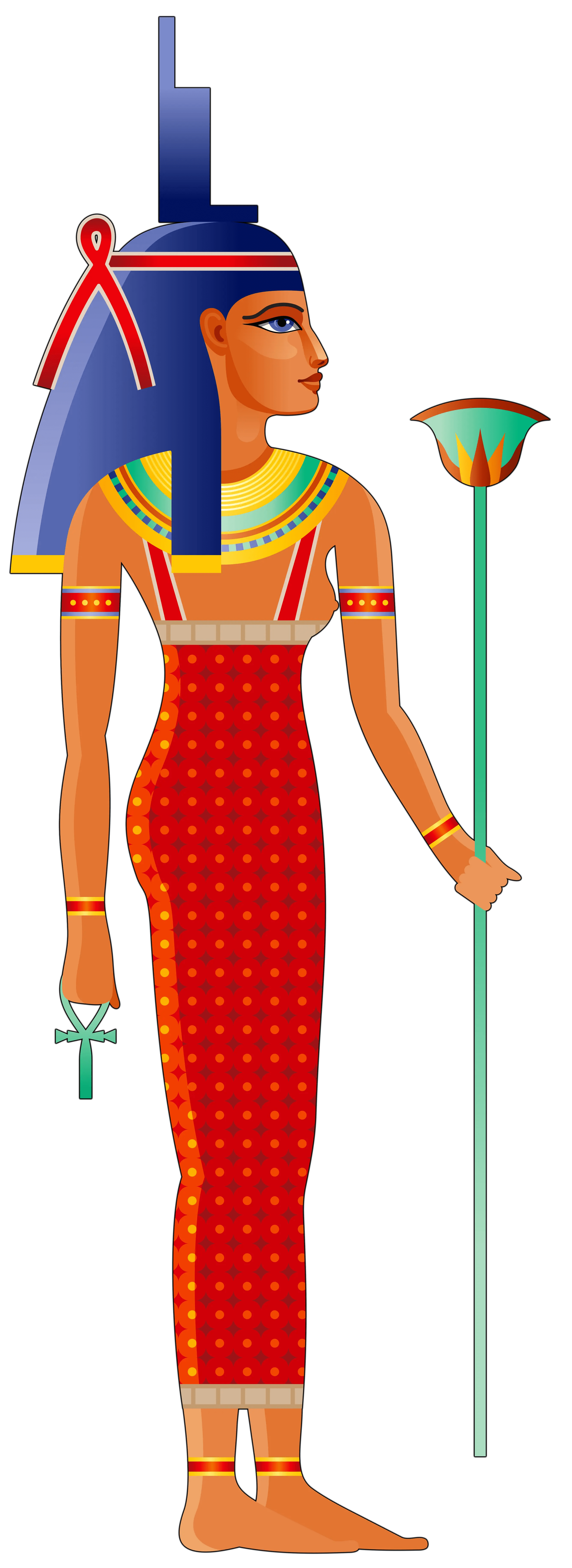 Isis Ancient Egptian Gods Ancient Society