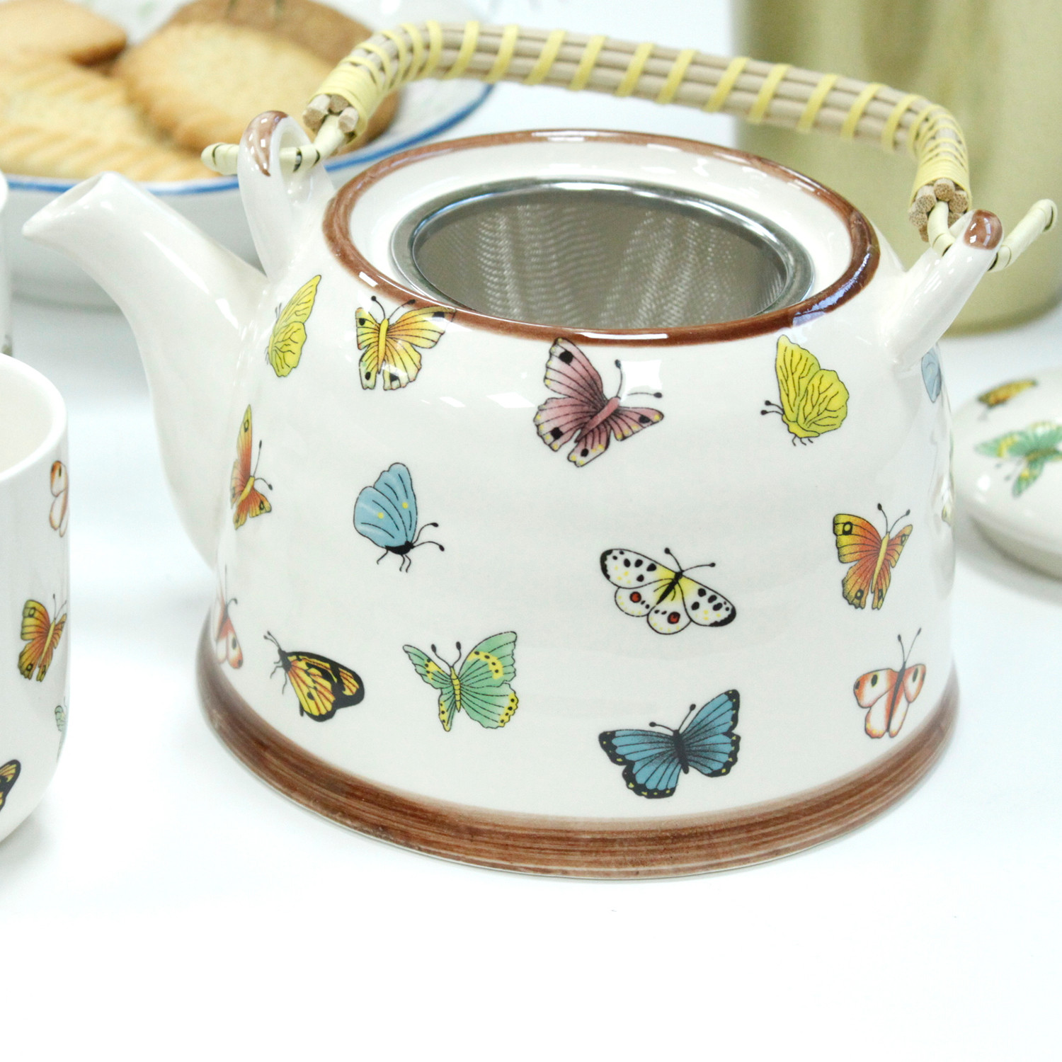 Wholesale Herbal Teapot Set Butterflies Ancient Wisdom Giftware