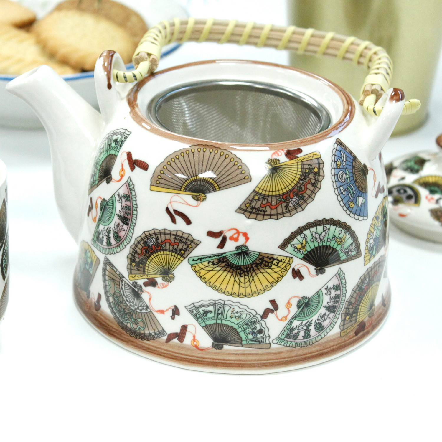 Wholesale Herbal Teapot Set China Fans Ancient Wisdom Giftware Supplier