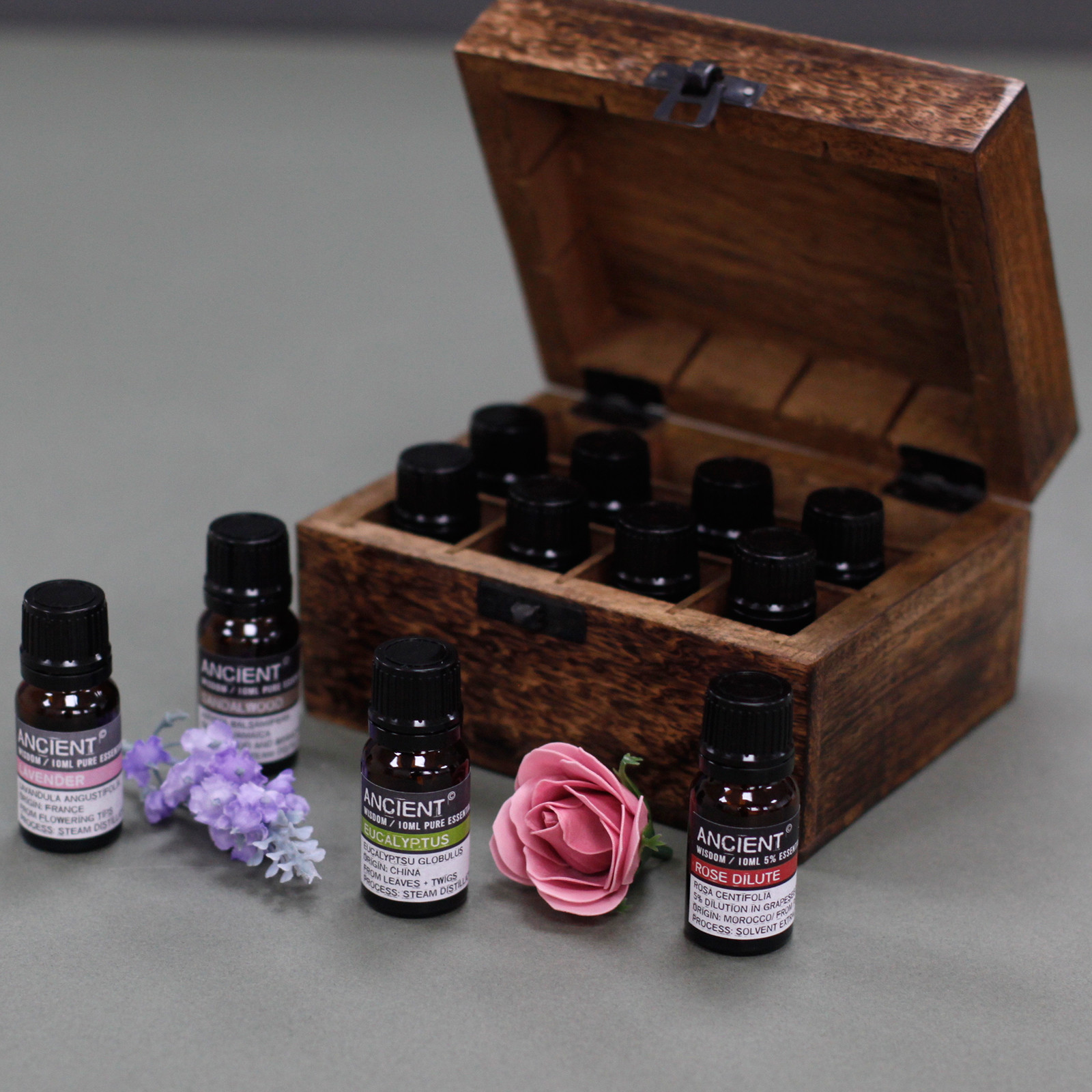Wholesale Boxed Aromatherapy Set TOP 12 Ancient Wisdom Giftware
