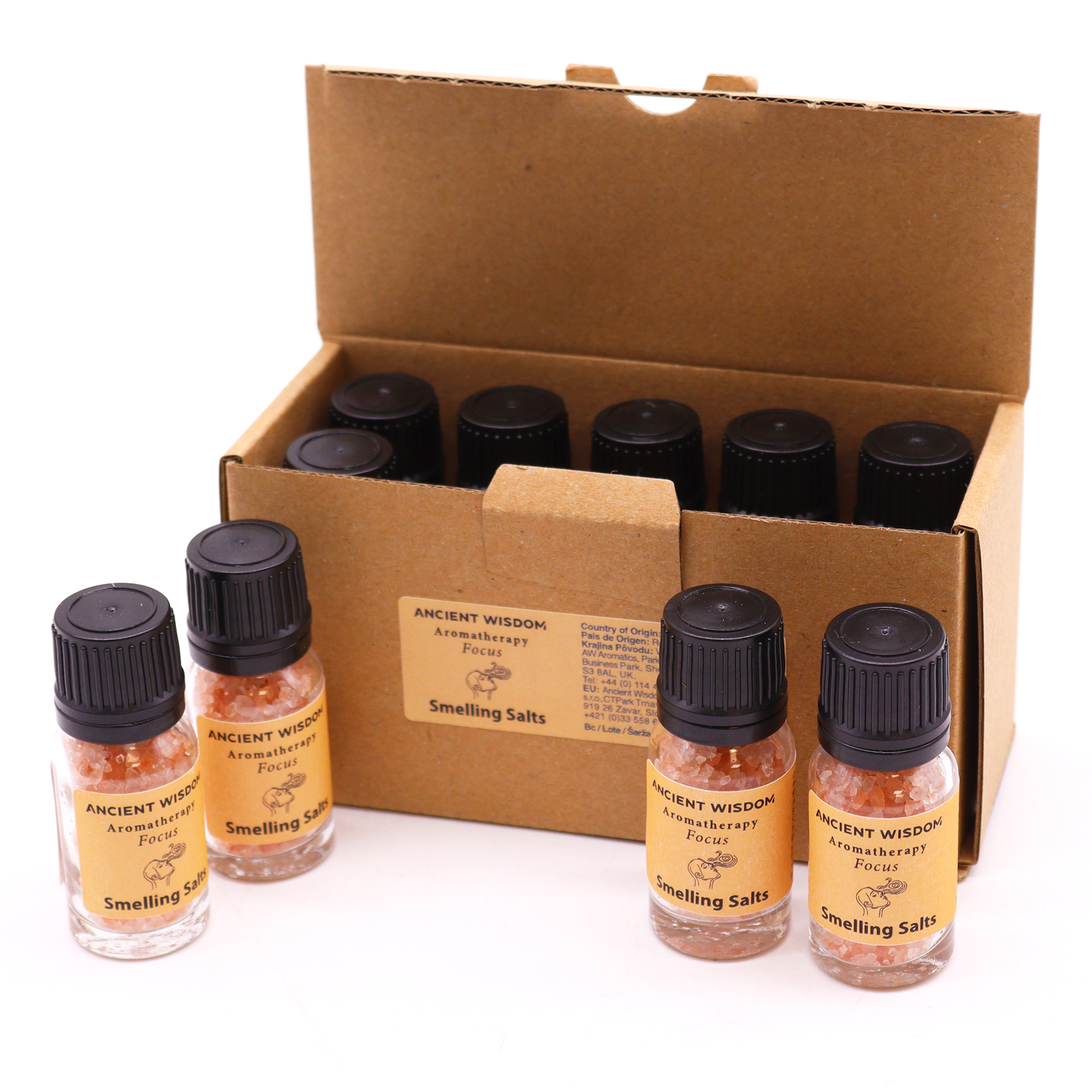 Wholesale Focus Aromatherapy Smelling Salt Ancient Wisdom Giftware