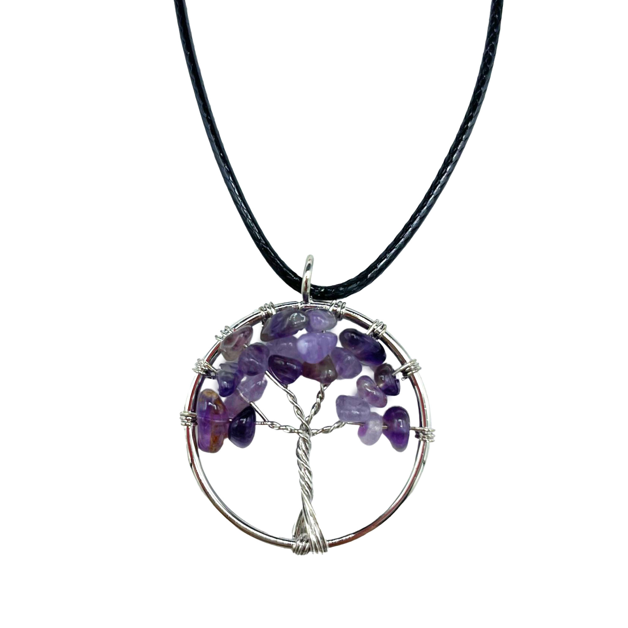 Wholesale Tree of Life Pendant Amethyst Ancient Wisdom Giftware