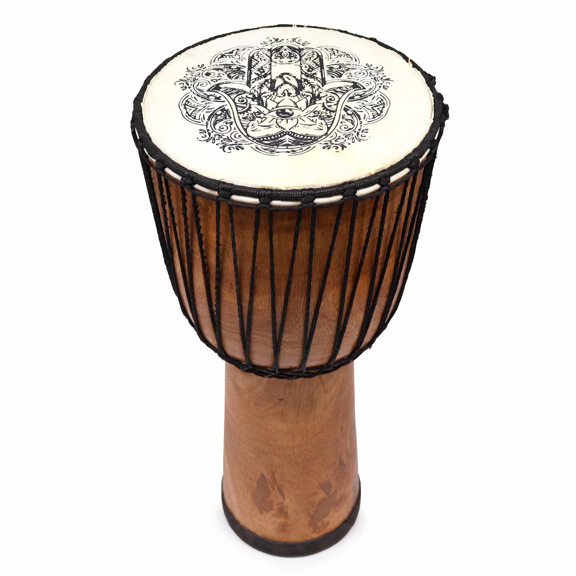 Wholesale Hamsa Wide Top Djembe Drum 50cm Ancient Wisdom Giftware Supplier