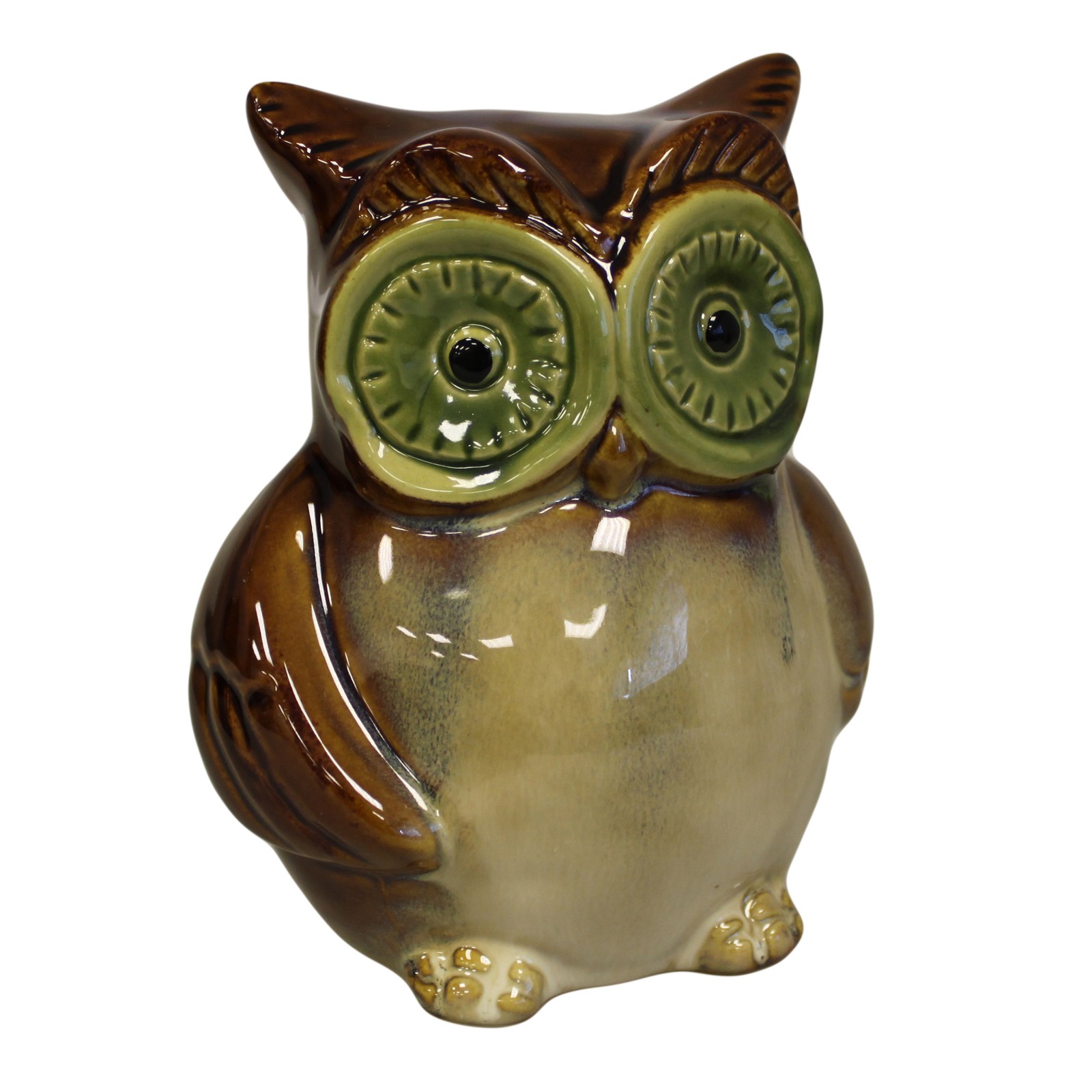 Wholesale Ceramic Owl Bank Brown Ancient Wisdom Giftware Supplier