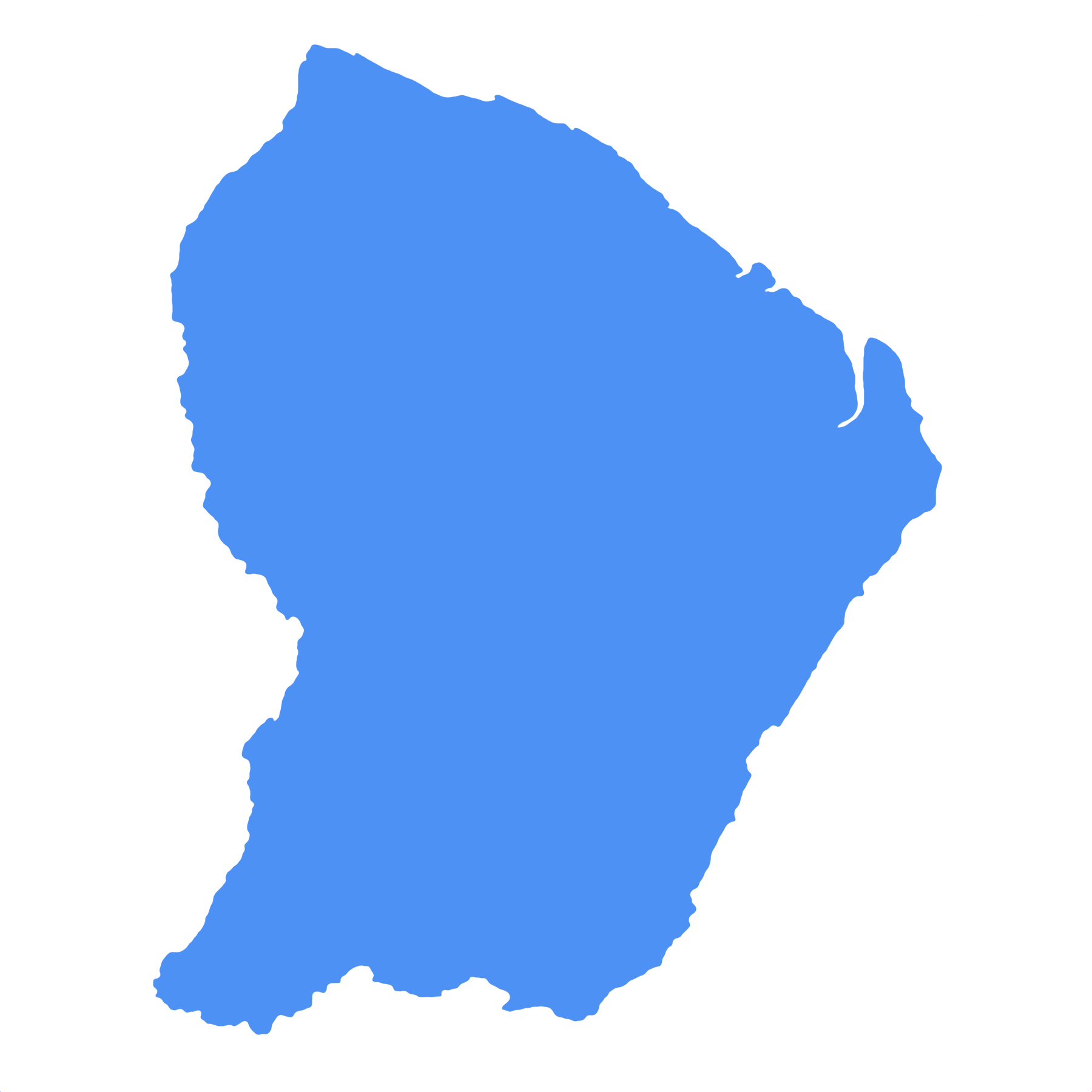 Carte De La Guyane Dessin Déménager vers la Guyane avec ANC MARITIME