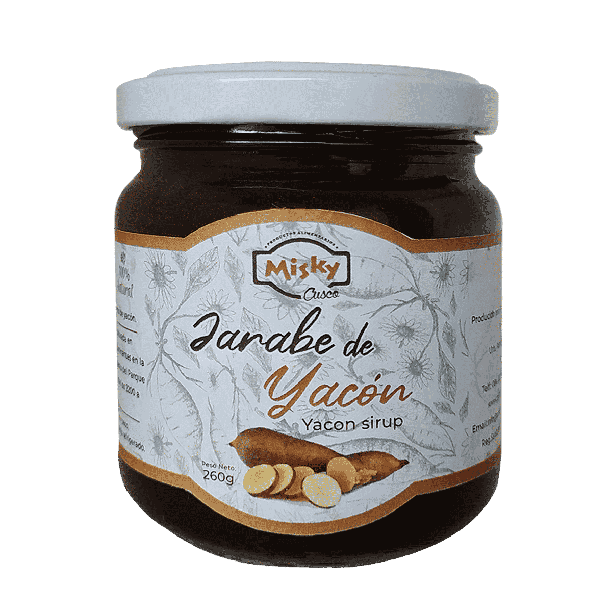 Yacon Syrup (260gr) 100 Natural Tea, Capsules, Herbs