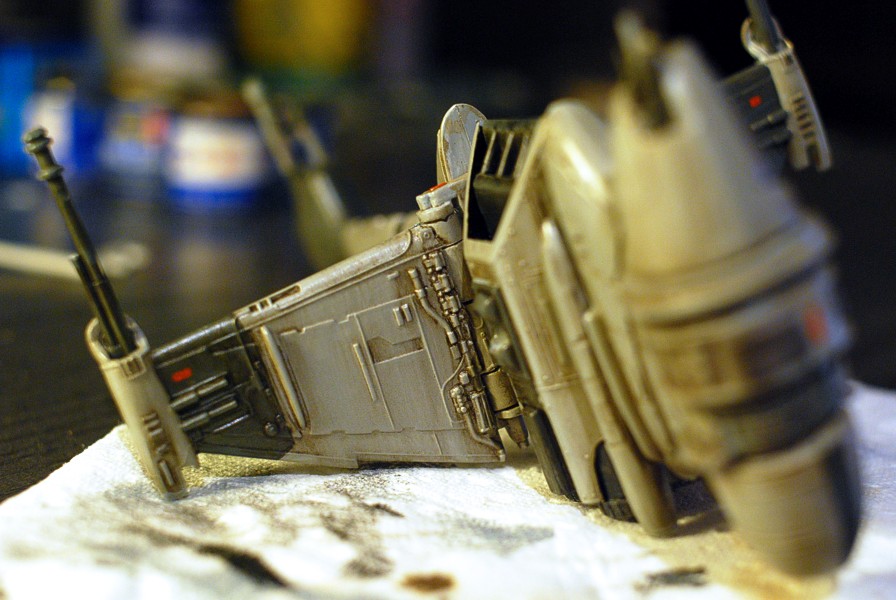 ***Fertig*** Star Wars BWing AMT / ERTL (Neuauflage 2005) 194