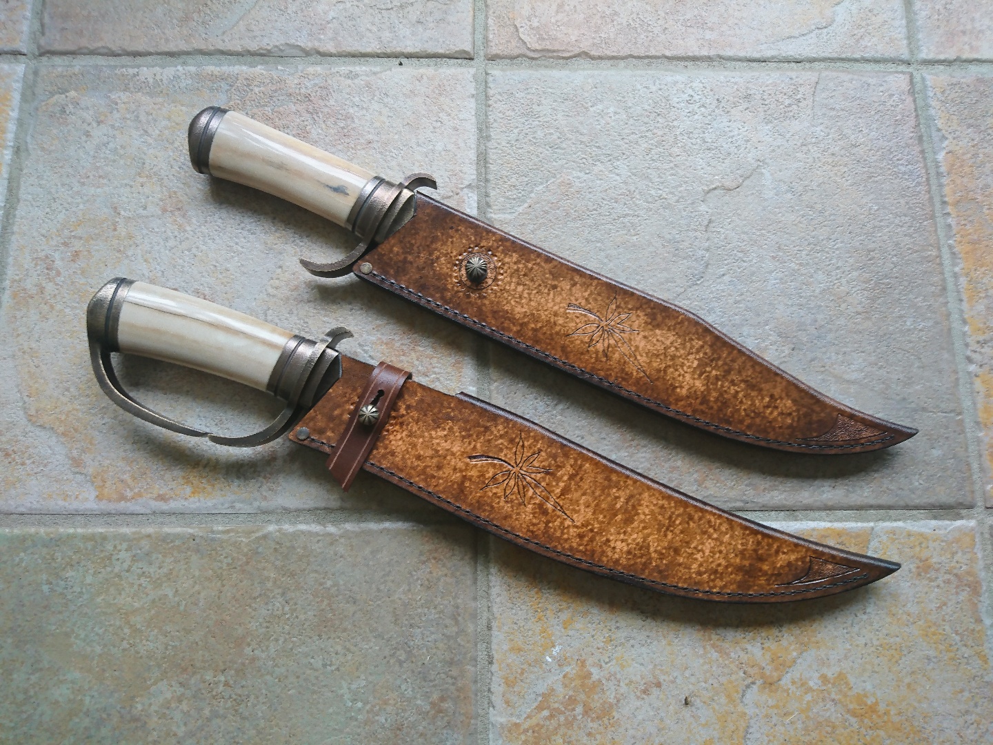 Bowie & Dguard set Anders Högström Handmade knives