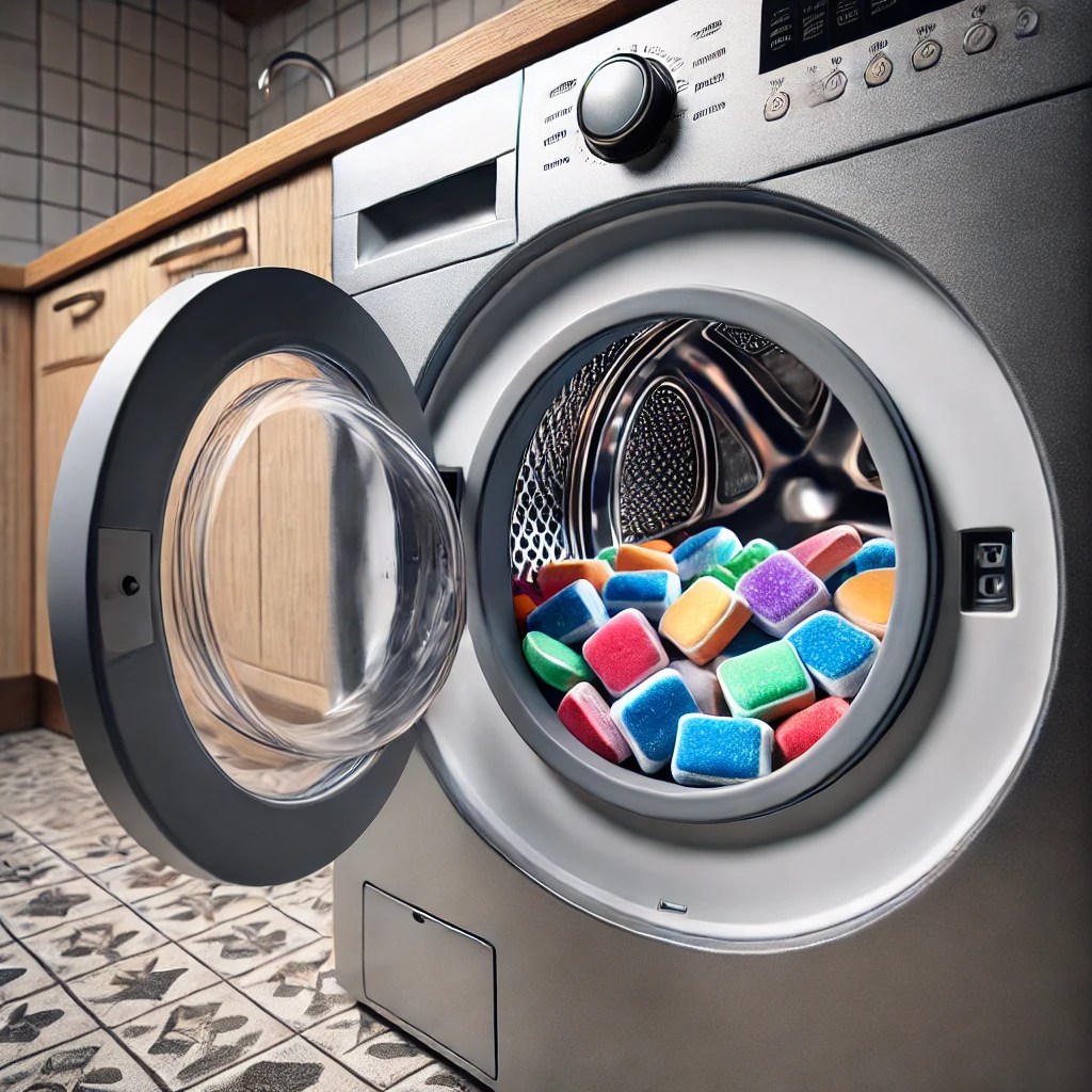 Clean Your Washing Machine With Dishwasher Tablets
