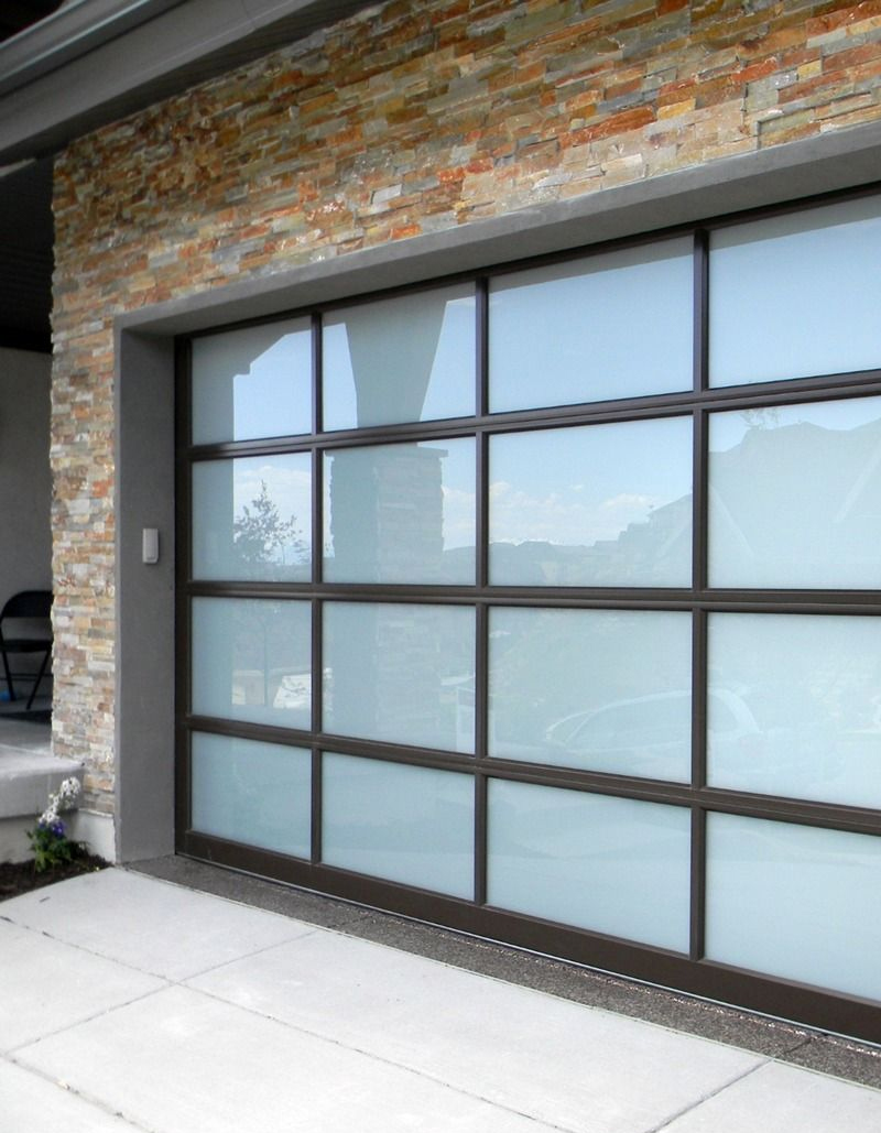 Garage door glass replacement Anderson Glass & Design
