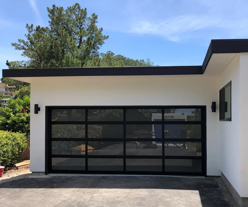 Garage door glass replacement Anderson Glass & Design
