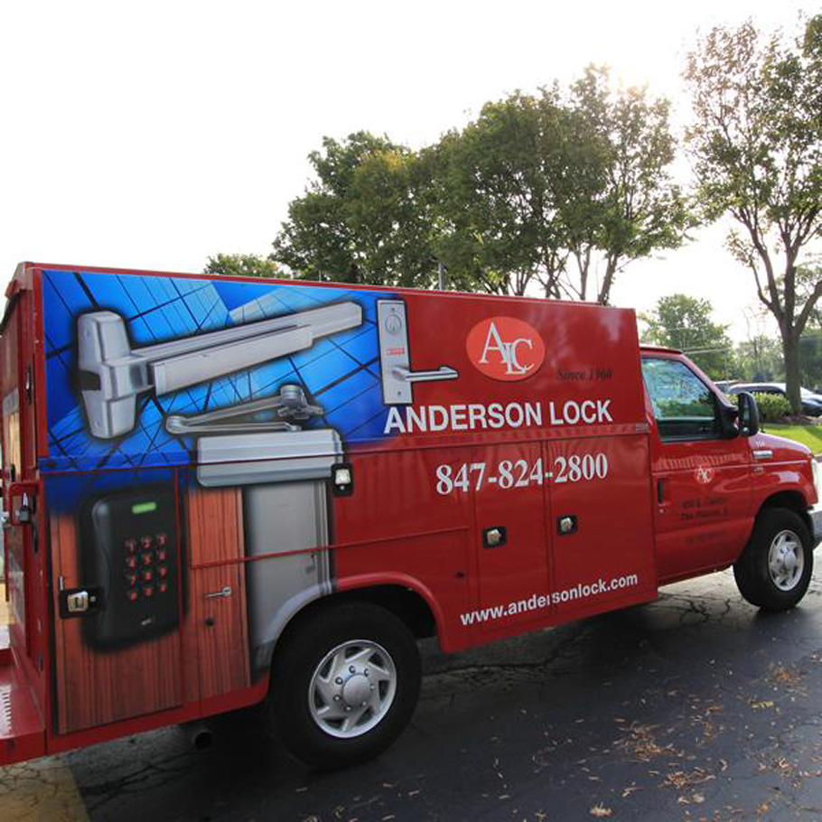 Locksmith Services to Commercial Franchise Anderson Lock
