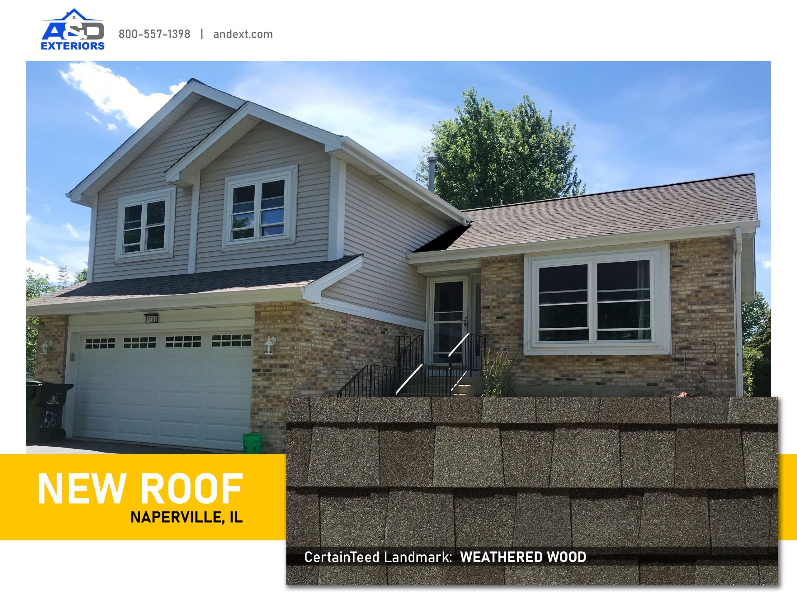 NAPERVILLE, IL Roofing Project A&D Exteriors
