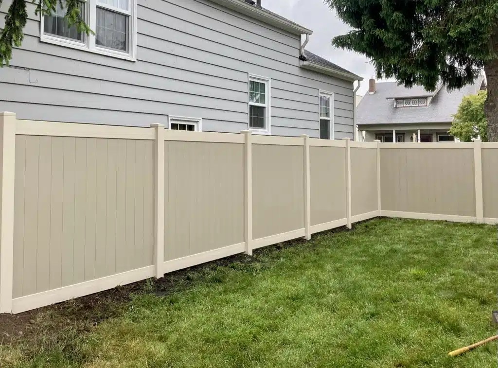 Professional Vinyl Fence Installation A&J Fence Company