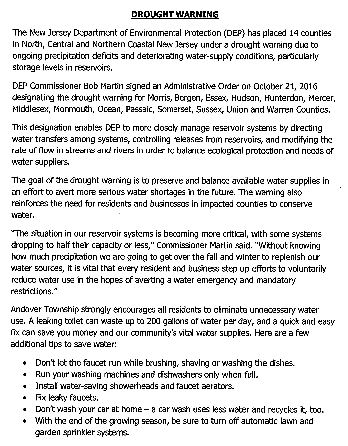 Andover Township, NJ