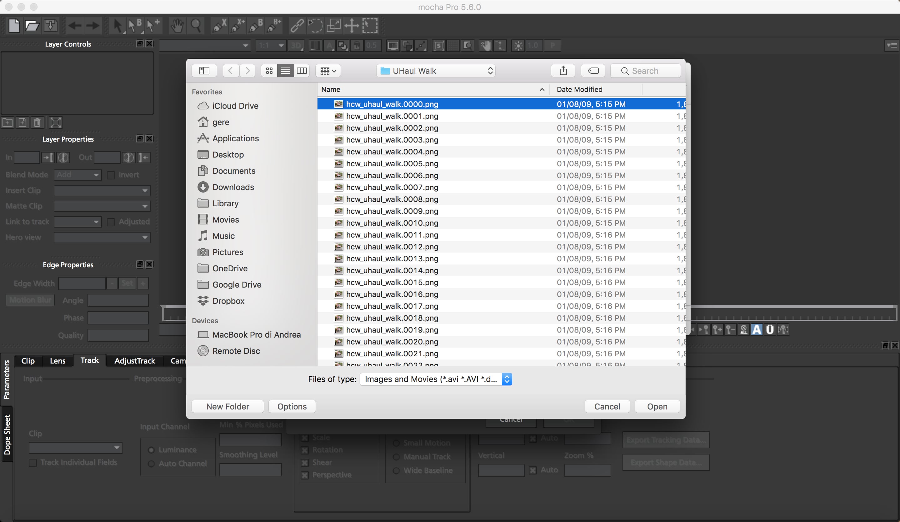 Mocha change Frame Range Andrea Geremia VFX Artist