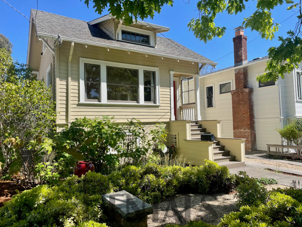 Sweet and sunny 1+BR/2BA Rockridge bungalow with detached office space