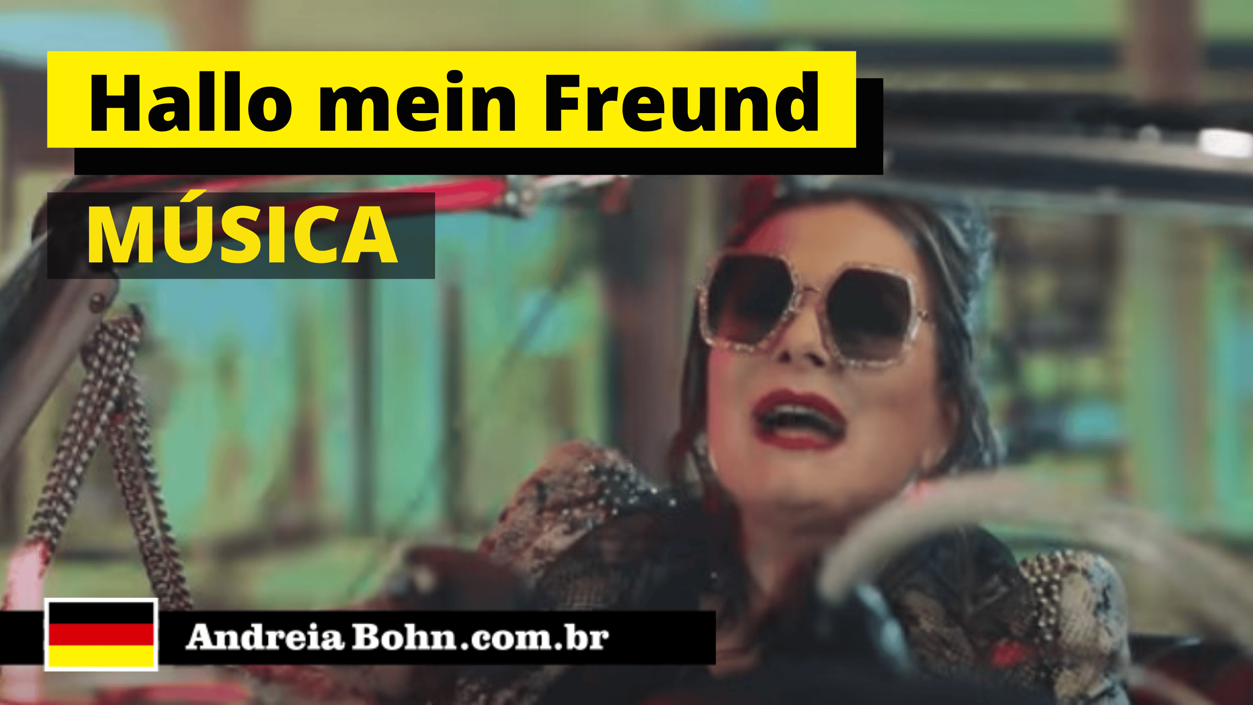 Aprender Alemão com Músicas Hallo mein Freund Marianne Rosenberg
