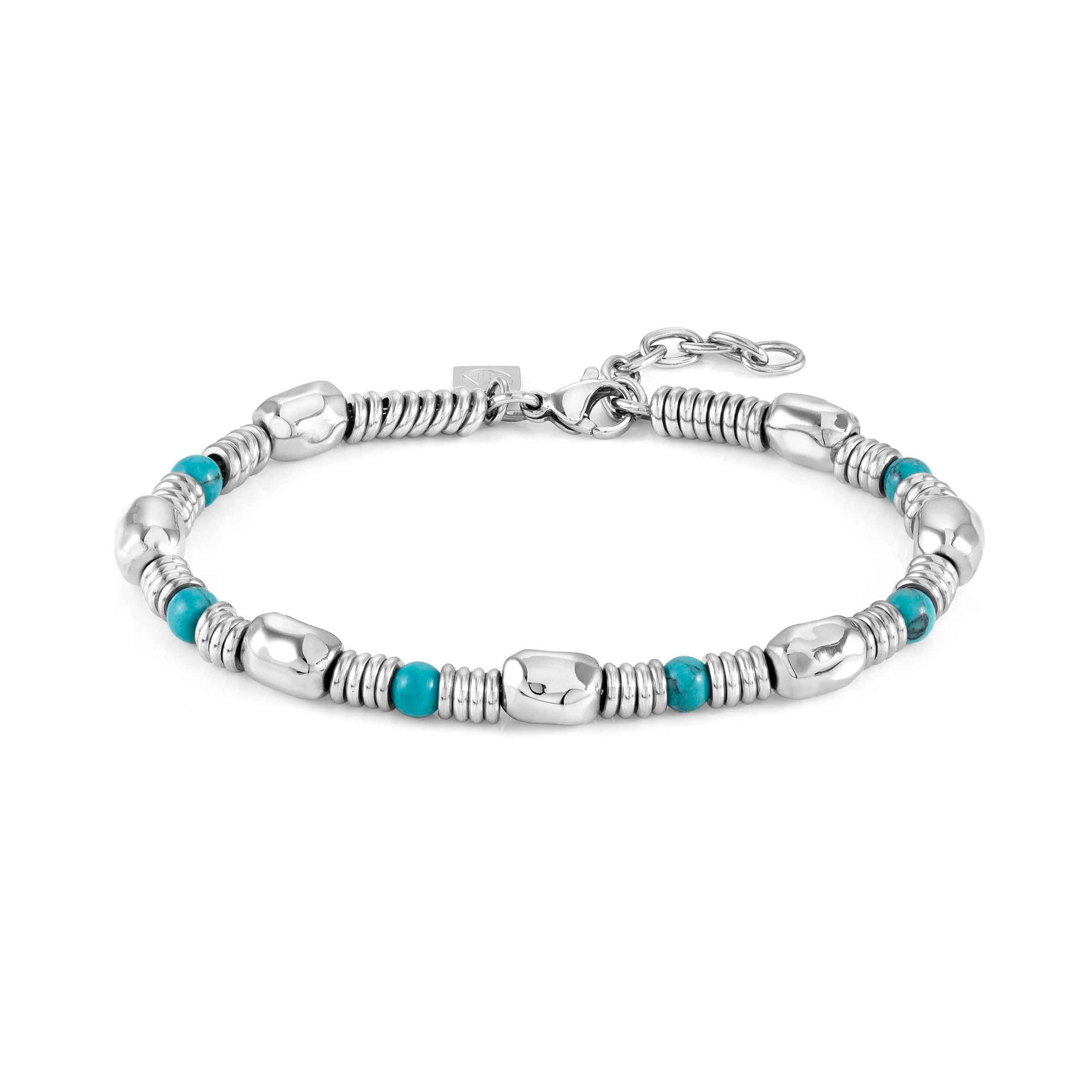 NOMINATION Instinct Stone Stainless Steel Rings & Turquoise Bracelet