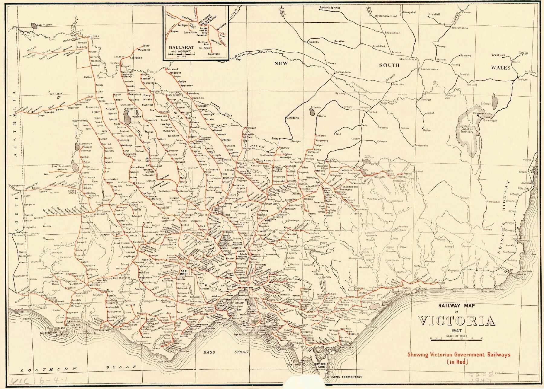 Railway Map Of Victoria