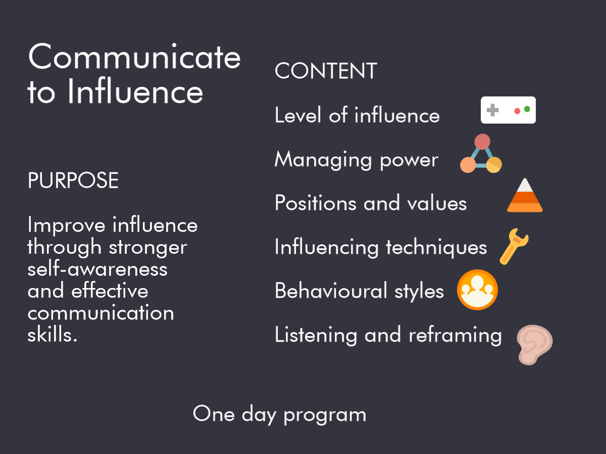 Communicate to Influence Andrew Huffer Professional Facilitator