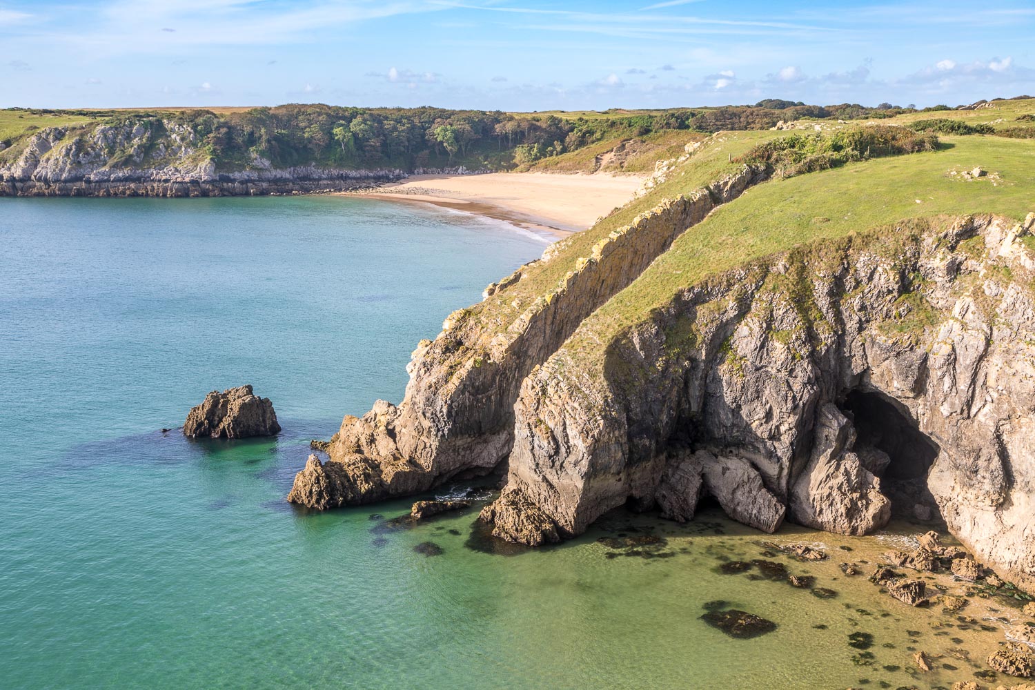 Stackpole walk Barafundle Bay Wales Coast Path Pembrokeshire walk