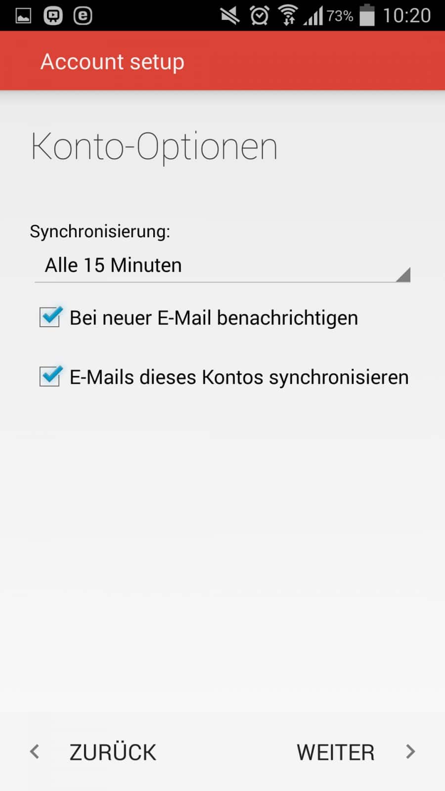 Gmail App Email Konto einrichten Anleitung