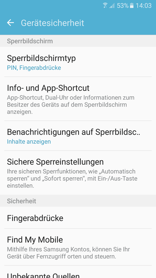 Sperrbildschirm Deaktivieren Samsung Galaxy A5 2017