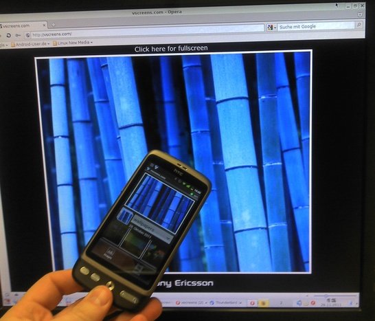 Bilder und Videos kabellos auf den Fernseher übertragen