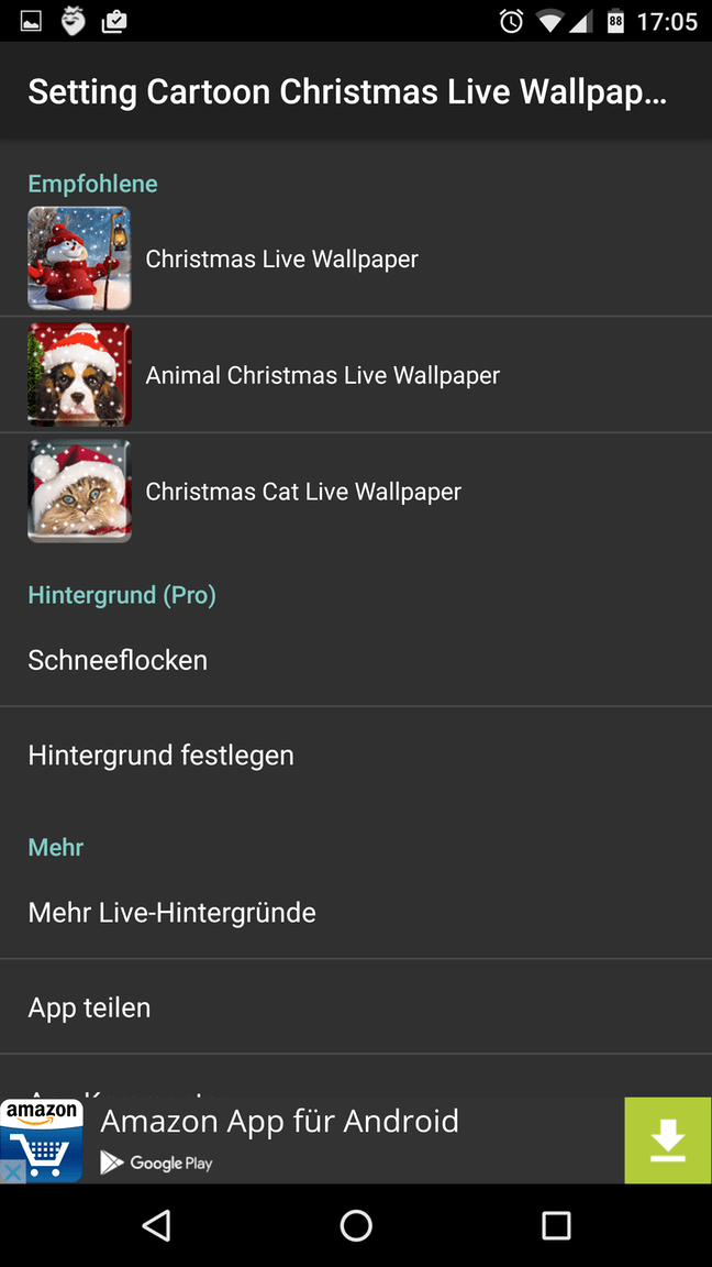 Christmas Night Live Wallpaper White Amazon Christmas on your