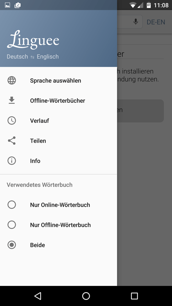 Linguee Die Englisch Wörterbuch App Android User