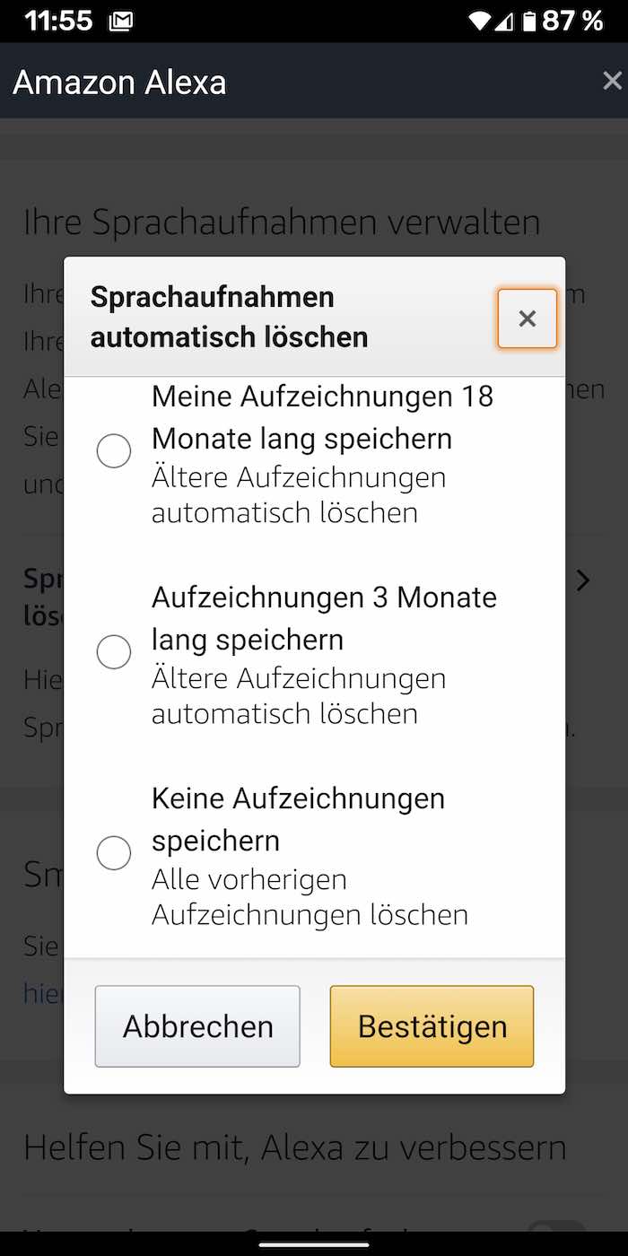 Bei Amazon alte Bestellungen löschen / Bestellhistorie löschen