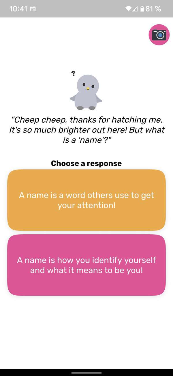 Finch Self Care Widget Pet Selbstpflege per App Android User