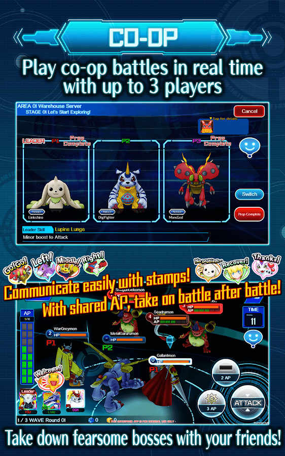 Digimon LinkZ Apk v2.3.1 Mod (GOD Mode/High Luck/Anti Ban)