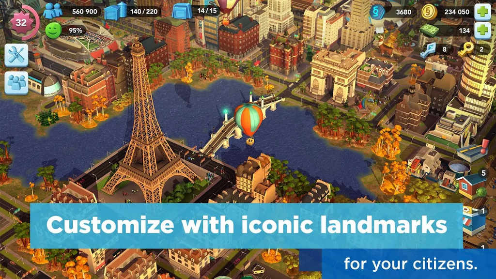 SimCity BuildIt Mod Apk v1.34.1.95520 (Money/Coins/Key)