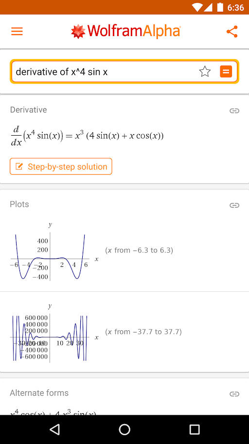 Wolfram Alpha Apk v1.4.9.2019070901 Full Download