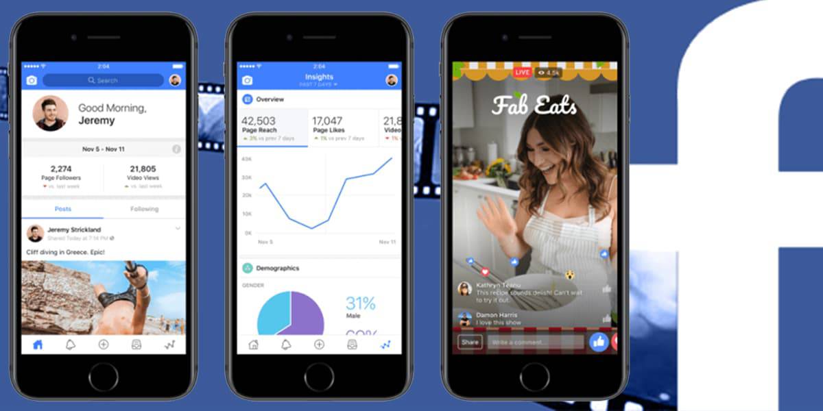 تحميل تطبيق Facebook Creator 2018 لتعديل علي فيديو البث المباشر