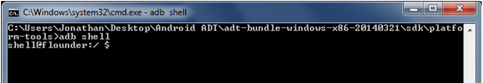 Android ADB shell