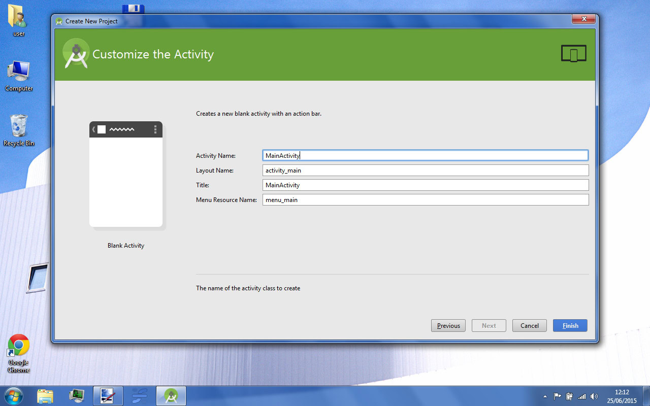 android-studio-customize-activity