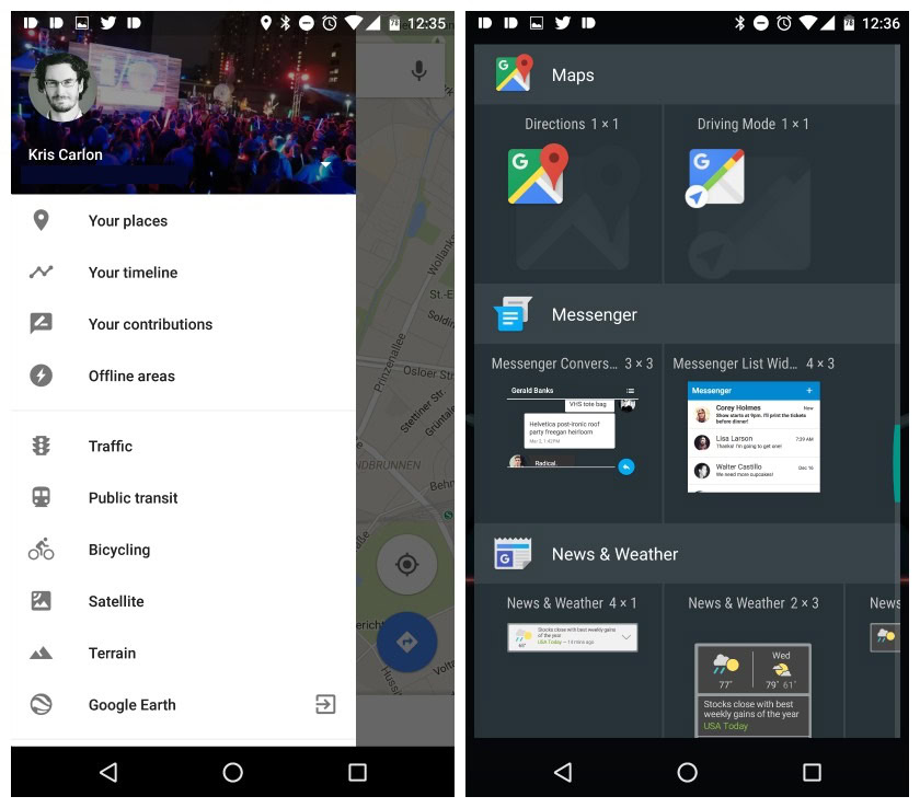 Google Maps update Driving Mode
