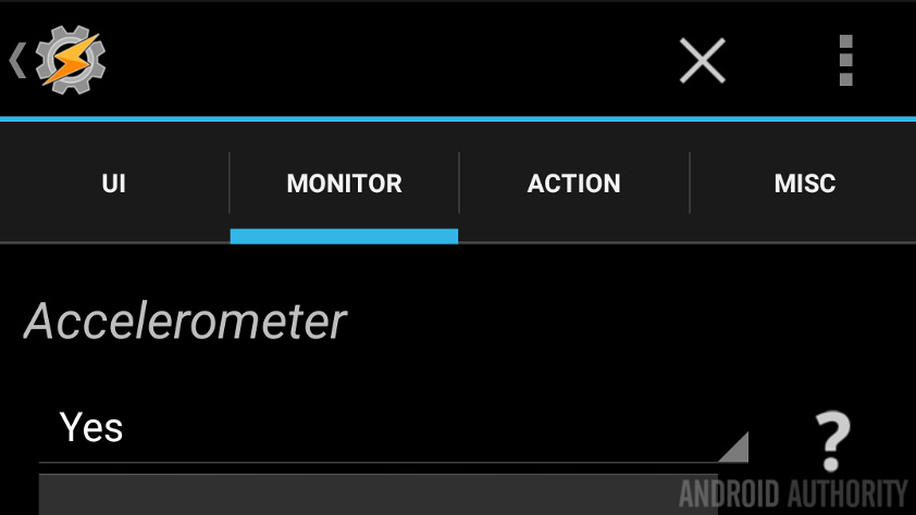 Tasker shake wake display 4