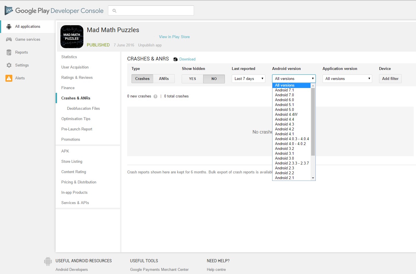 android-7.1-in-dev-console