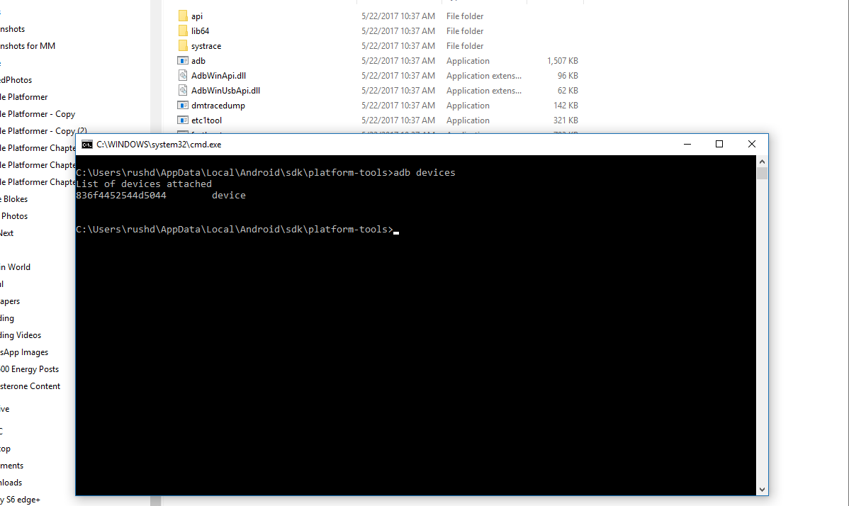 Android SDK command line tool