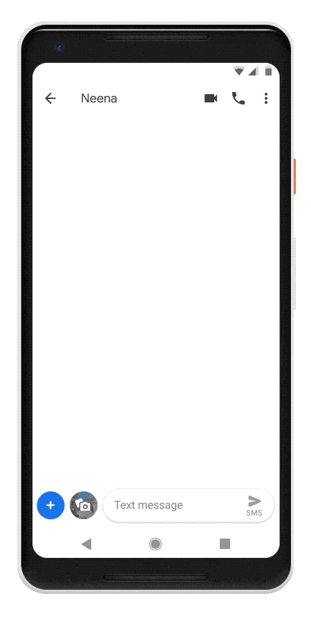 google assistant in android messages gif google pixel 2 xl