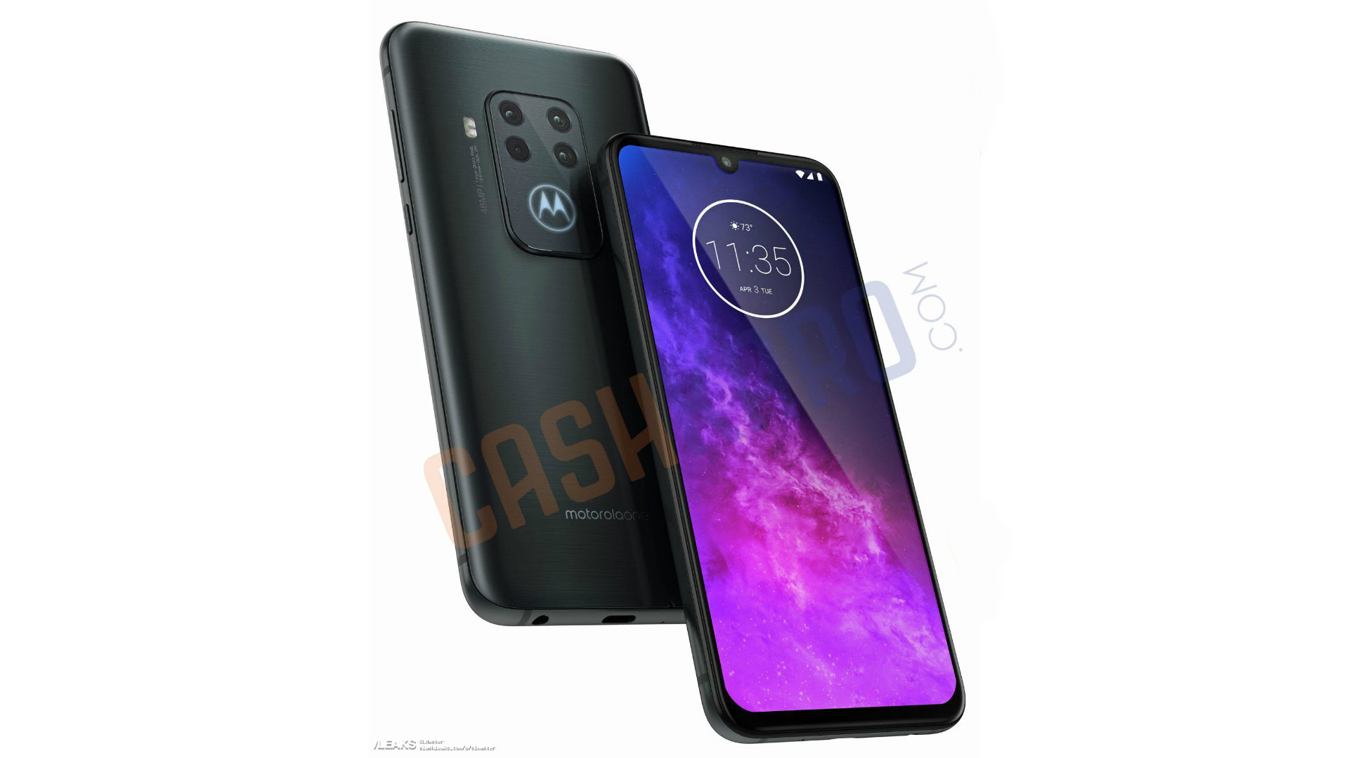Alleged render of the Motorola One Pro 1